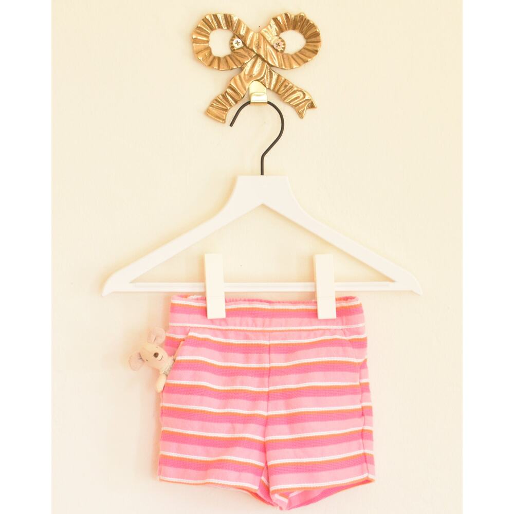 janie and jack stripe shorts / 3-6 months
